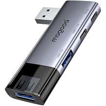 MOGOOD USB Hub, USB 3.0 Hub Multi USB Port Expander [Charging Not Supported], USB A Splitter Multiple Port Adapter for Laptop, Desktop PC, Xbox, PS5, Mouse, Keyboard and More