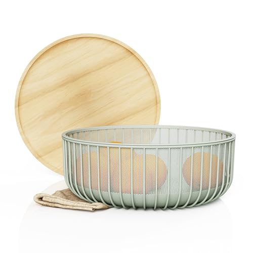 LIBKEN Metal Wire Mesh Fruit Basket