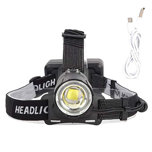 Lampe frontale P70 4000 lm de grande puissance avec zoom extérieur