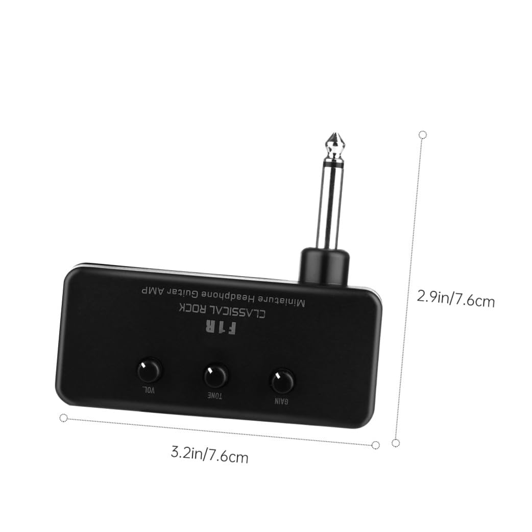 ibasenice 3juegos Mini Amplificador De Guitarra Portátil Para Auriculares Amplificador Compacto Para Práctica y Pequeñas Actuaciones