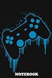 Notebook: Ps Gamepad , Journal for Writing, College Ruled Size 6