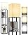 PAZZO Floor Lamp with Shelves by Solid Wood, Modern Shelf Floor Lamp with 3 Color Temperature, Linen Lampshade and Storage Shelves for Living Room, Bedroom, Bulb Included(Black)