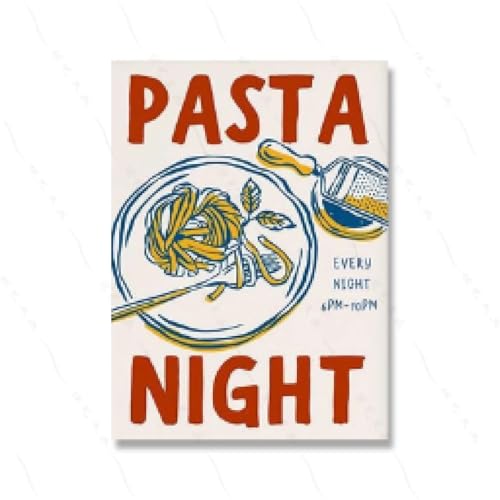 Affiches de cuisine vintage pour relooker un espace repas pâtes - 3
