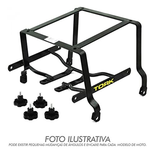 Suporte Baú Moto Removível Honda Titan 2000 Ks/Es Preto