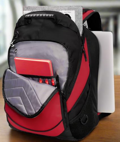 Broad Bay Iowa State University Backpack ISU Cyclones Laptop Computer Bags (Red)2