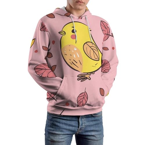 Sweatshirt Pullover Poussin Dessin Animé - Sweat à Capuche Manches Longues Taille S - 6