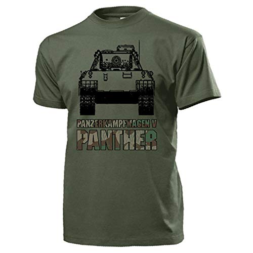 T-shirt manches longues homme camouflage vert militaire grande taille XX-Large Panther 17679