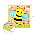 Springflower Wooden Toddler Jigsaw Puzzle Gift Toy for 1 2 3 Years Old Boys and Girls,6 Pack Animal Shape Montessori Toy for Infant,Toddler Sensory Toy,Fine Motor Skill Early Learning Educational Gift