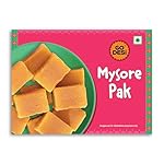 GO DESi – Mysore Pak | Made with Desi Ghee | Indian Mithai | Sweets Gift Pack | 200/180 grams