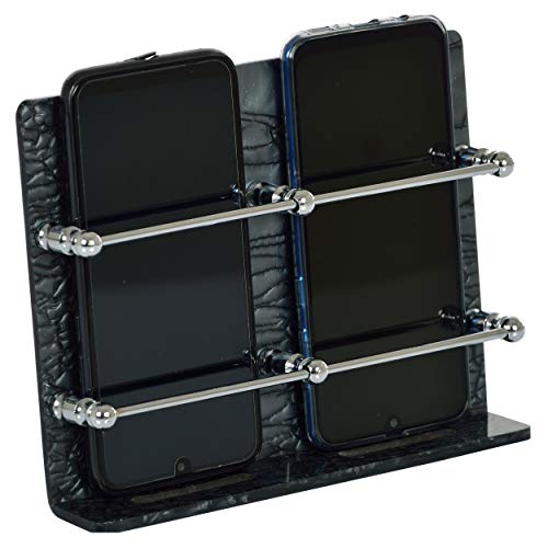 Aontan Acrylic Wall Mount Mobile Stand TV, AC Remote Stand, Mobile Holder Home & Office Colour:-Black