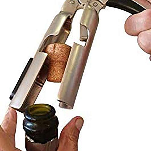 Lot de 4 bouteilles de champagne - Tire-bouchon pour le vin mousseux, les bouteilles de vin, les bouchons de vin