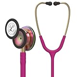 3M Littmann Stéthoscope de surveillance Classic III, tubulure framboise, Rainbow Edition,...