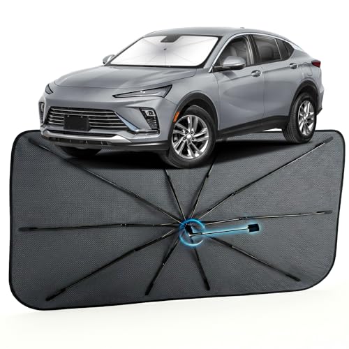Image of Car Windshield Sun Shade for Buick Envista 2024-2026 -[Reflective Coated Fabric] Sunshade Umbrella for Front Window, Car Shades Sun Visor Keep Car Cool and Protects Interior, 1:1 Exact Fit