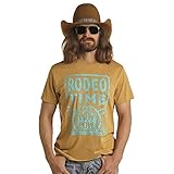 Rock and Roll Cowboy Mens Dale Brisby Rodeo Time Tee XXL Mustard