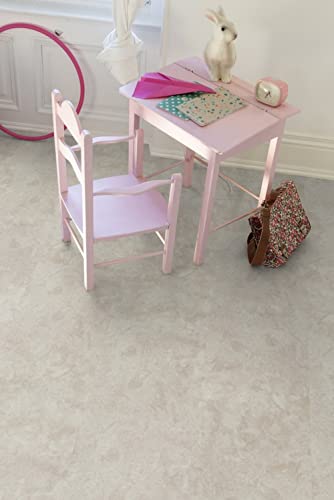 Dalles PVC adhésives sol beige solution rénovation rapide 10 m²
