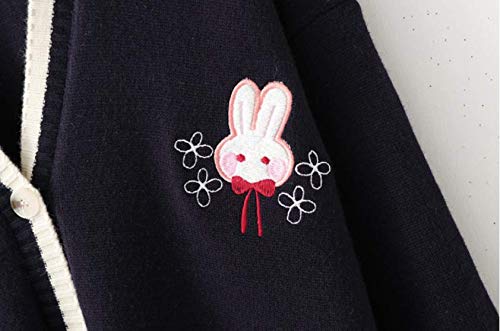 Image of GK-O Mori Girl Kawaii Rabbit Japan JK Uniform Knit Cardigan Sweater Girl School Cosplay Sweater