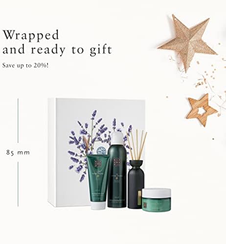 RITUALS Gift Set from The Ritual of Jing - Foaming Shower Gel, Body Cream, Mini Fragrance Stick & Body Scrub - With Sacred Lotus & Jujube - Medium