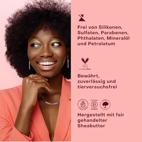 Shea Moisture Coconut & Hibiscus Curl Enhancing Smoothie, 326 ml – Lockencreme für definierte, glänzende Locken