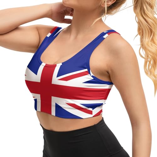Image of Yoga top Women's Cheerleading Uniform Gym Outfit Running Crop Tops Yoga Shirts Casual Tank Top