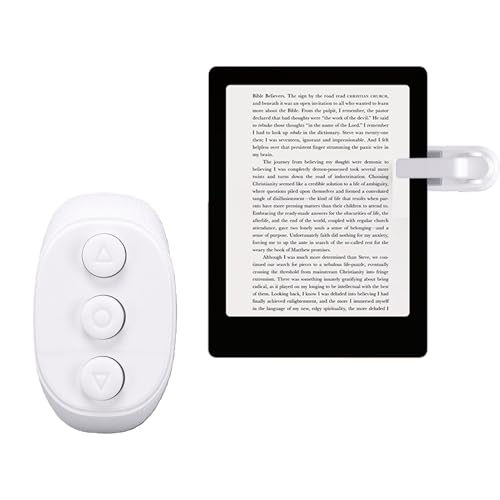 Volteador de páginas con control remoto Bluetooth sensible y batería recargable para ereader 5
