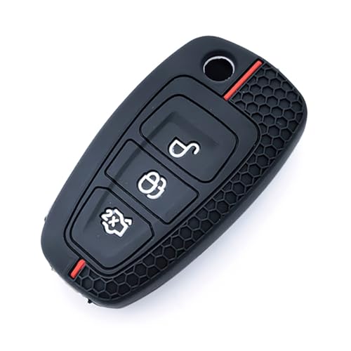 Étui clé Ford brisée ? Solution silicone pour Focus Ranger C-Max 3 boutons