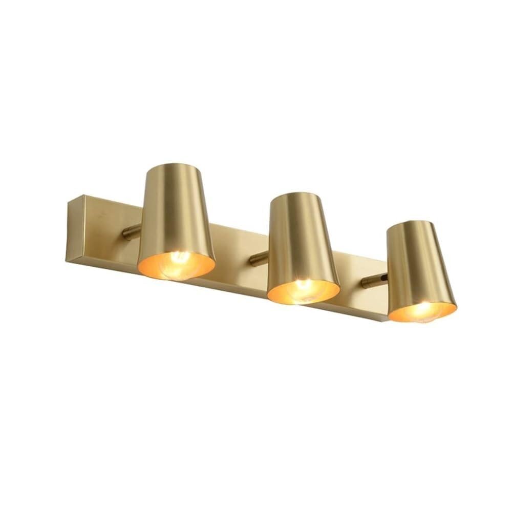 SXWNBIFH Bathroom mirror light Antique Brass Vanity Light Bathroom Light Fixtures Cylindrical Lampshade Design Wall Mounted Lights Wall Lamp for Mirror Kitchen Bedroom Bedroom Dresser Wall Light,One