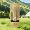 Ntrniva Wind Chime Bamboo Sound Healing Therapy Instruments Chakra Chimes for Meditation Zen Energy Yoga Sound Bath instruments G Chord #5