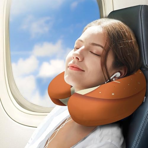 Almohada de viaje U con espuma viscoelástica 30x25 cm miniatura 3