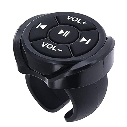 Lobamop Bluetooth ohne Knopf, Multimedia, Fernbedienung, Auto, Motorrad, Fahrrad, Lenkrad, Musik, Fernbedienung für Telefon, Tablet