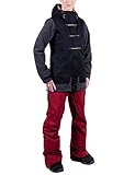 Parka Brooks in Schwarz und Braun für Damen.