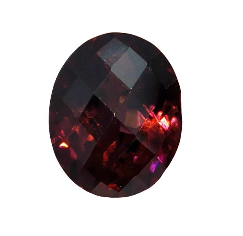 Grenat naturel facetté de haute qualité 15,2 mm pour bague et pendentif GH_NAT_10627