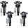 Coil Pack UF652 & Spark Plugs 93815