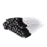 i-Laesh 100 Pcs Disposable Eyelash Brushes, Mascara Wands, Eye Lash Brush, Spoolies for Eyelash Exte