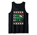 6-7 Meme Nice Naughty 67 Christmas Brain Rot Funny Graphic Tank Top