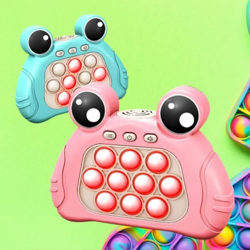 Pop It Eletronico Fidget Brinquedo De Apertar Anti Stress Bichinhos Sapinho Premium NOTYAZ (Rosa)