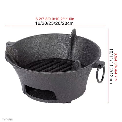 Poêle à bois de camping portable compact YVYKFZD 11x23cm