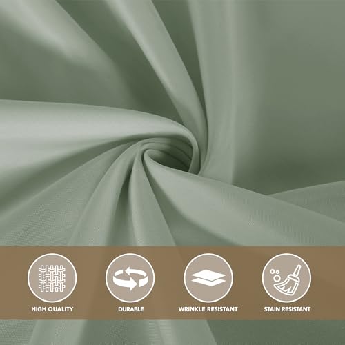 Image of sancua Small Square Tablecloths, Sage Green Table Cloth, 36x36 Inch