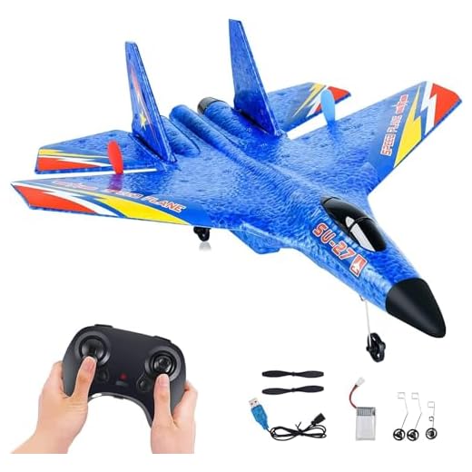 Magicwand® EPP Foam【Colors As Per Stock】 Jet Fighter Stunt RC Airplane Aircraft Fighter【Pack of 1 RC Plane】