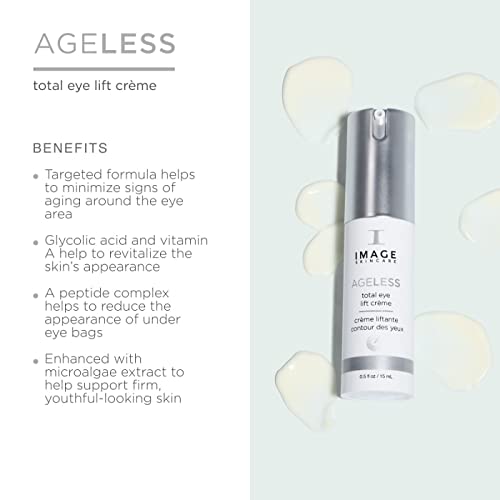 IMAGE Skincare, AGELESS Total Eye Lift Crème, Under Eye Circle, Bags and Wrinkle Rescue, 15 mL - Image 3