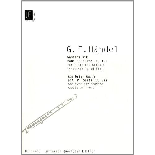 HAENDEL - Musica Acuatica Vol.2º: Suites nº 2 y 3 para Flauta y Piano (Violoncello) (Petrenz)