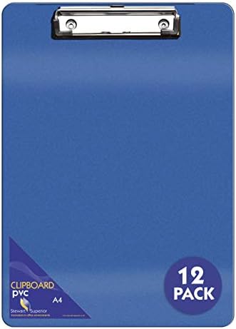Seco Foldover Clipboard - Pack of 4 Assorted Colours