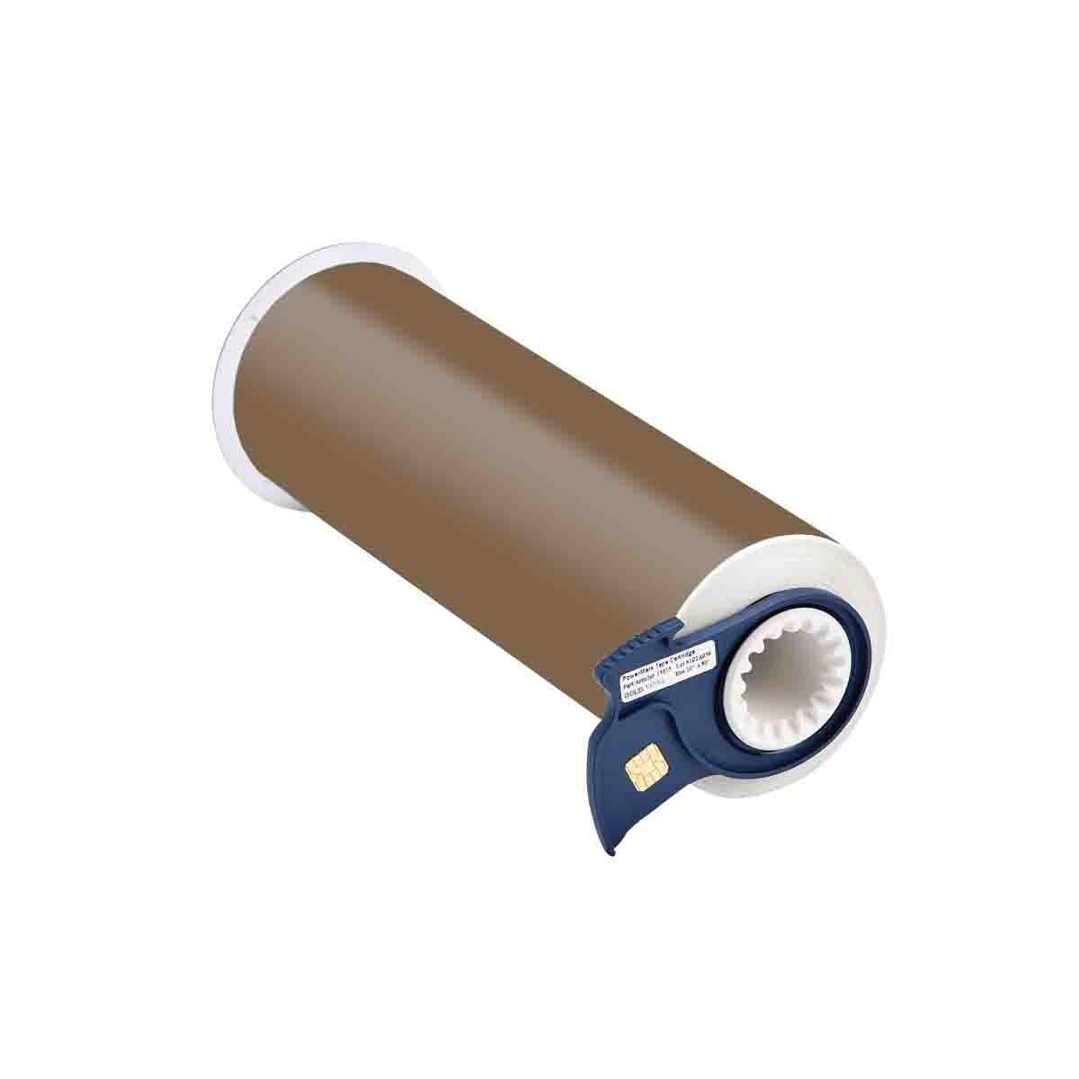 Brady 13615 PowerMark Indoor/Outdoor Vinyl tape, 10" x 50', Gold