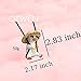 Qiwen Rear View Mirror Hanging Accessories of Cool Swinging Duck Car Hanging Ornament Cute Car Accessories for Teens Men Women Car Mirror Hanging Accessories Funny Truck Car Pendant Car Charms(Cool A)
