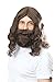 Produktbild Bristol Novelty BW581 Jesus Perücke und Bart, braun, Einheitsgröße