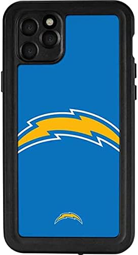 Skinit Waterproof Phone Case Compatible with iPhone 11 Pro Max - Officially Licensed NFL Los Angeles Chargers Large Logo Design Blue