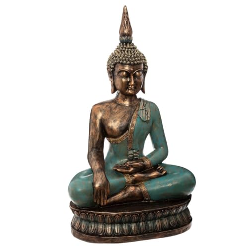 Atmosphera - Statuette Bouddha Assis - résine H73 cm