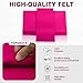 iEsstros 8.5 ft Pool Table Felt and Bumper Kit for Billiard Cloth with Pool Table Bumpers and Cushions Facing, 6 Pcs Cloth Strips and Staple Remover-Hot Pink