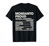 Monsanto, California Proud Nutrition Facts T-Shirt