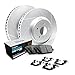 R1 Concepts Front Brakes and Rotors Kit |Front Brake Pads| Brake Rotors and Pads| Euro Ceramic Brake Pads and Rotors| Hardware Kit WLTH1-63090