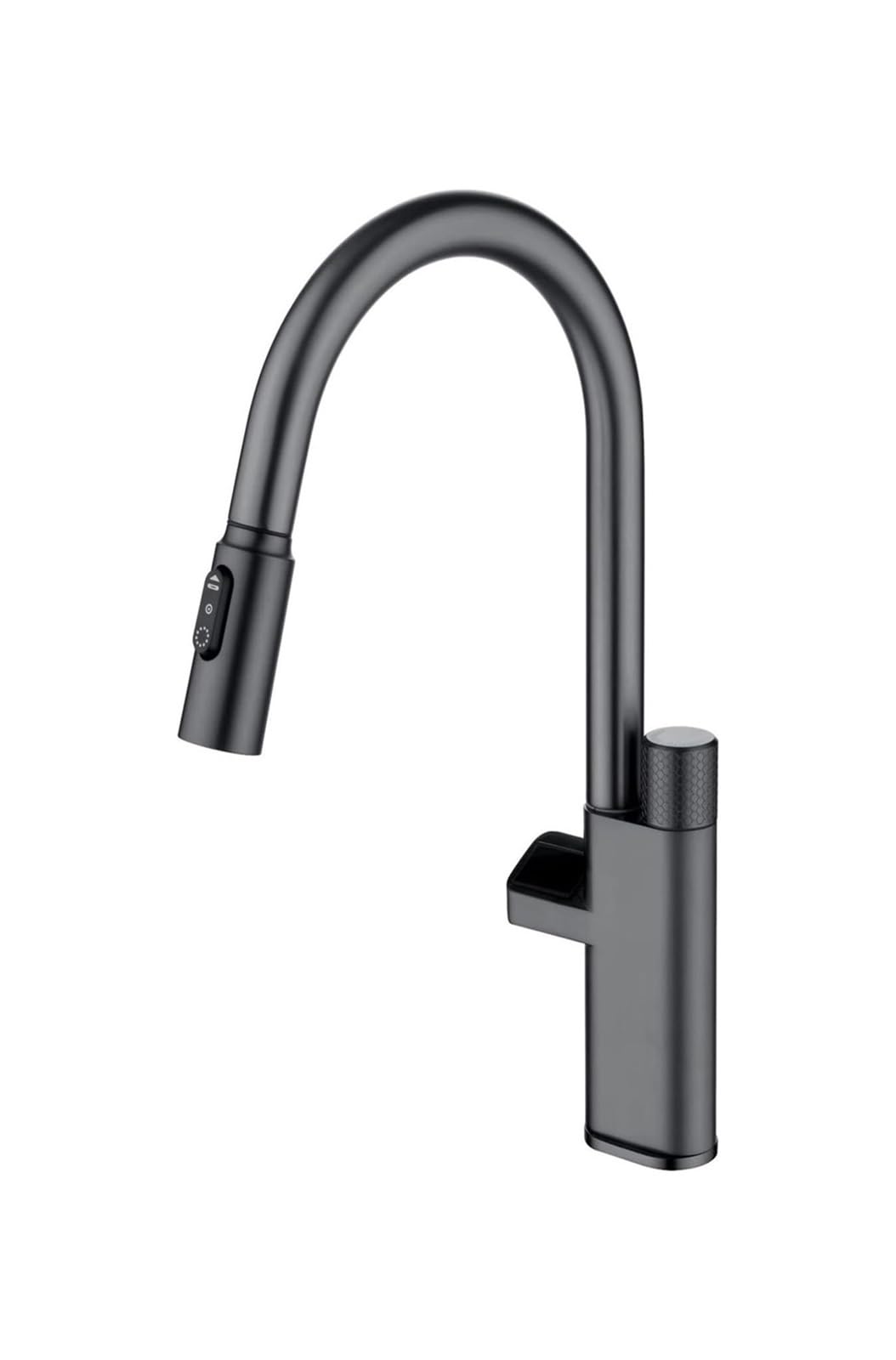 Eamrfvqt One Color Brass Pull Down Kitchen Faucet Temperature Display